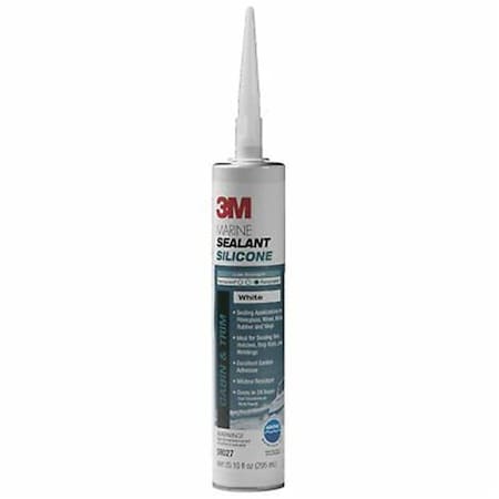 Icon 10 oz 3M Marine Grade Sil Sealant, White 3004.8048